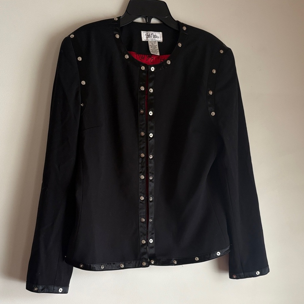 Bob Mackie Studio Red and Black Jacket